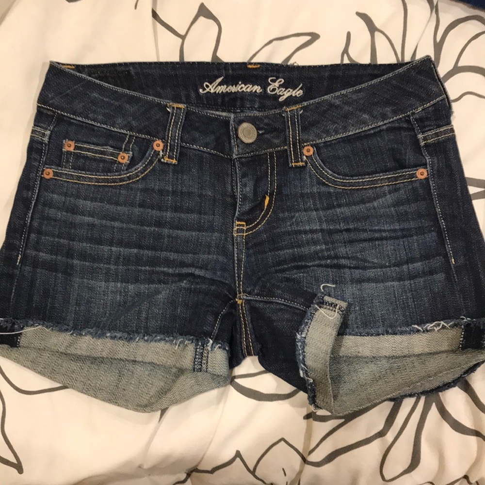 Denim shorts